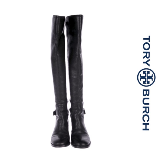 🐞TORY BURCH leather knee-high boots🐞 - Picture 1 of 14